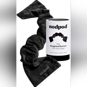 Nodpod Black Weighted Eye Blanket